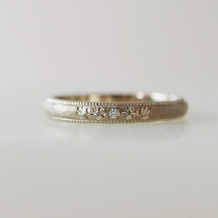 Floral Zirconia Ring