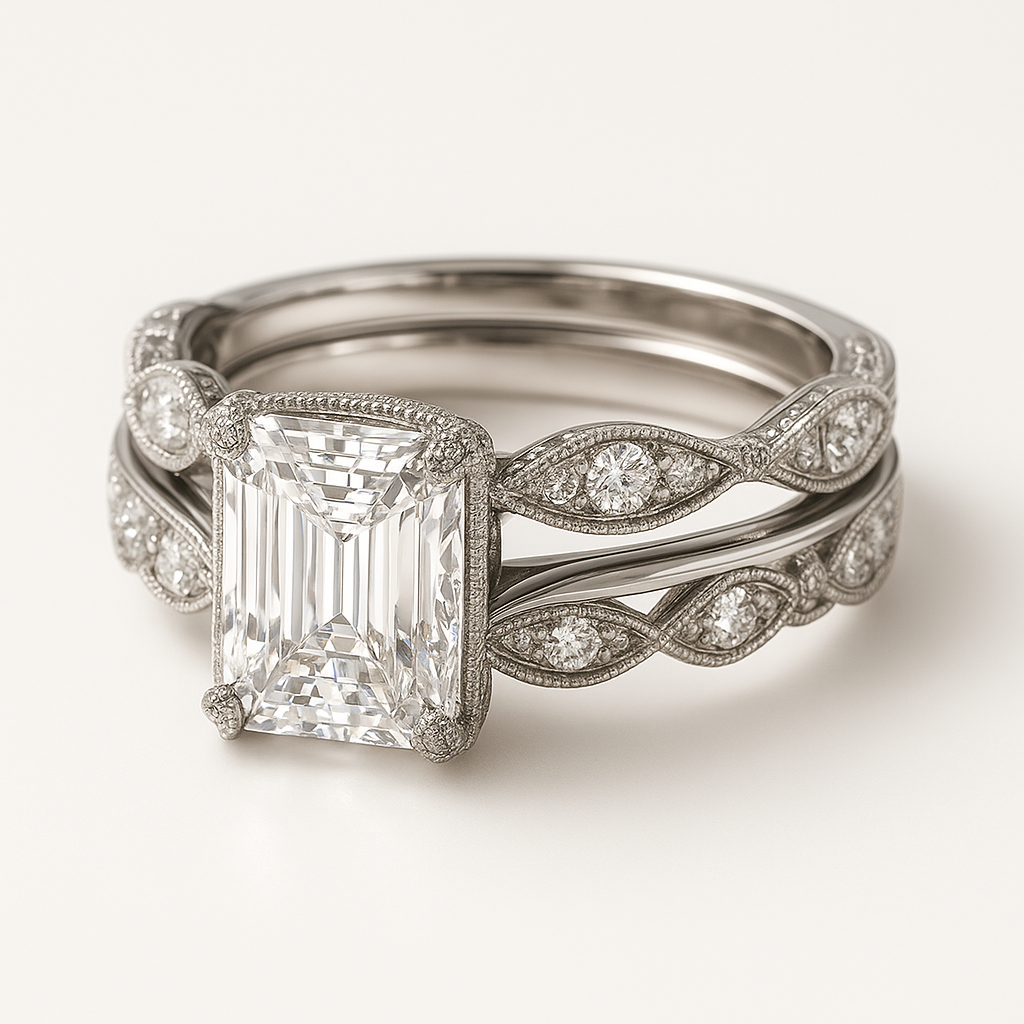 Vintage Silver Bright Layer Ring