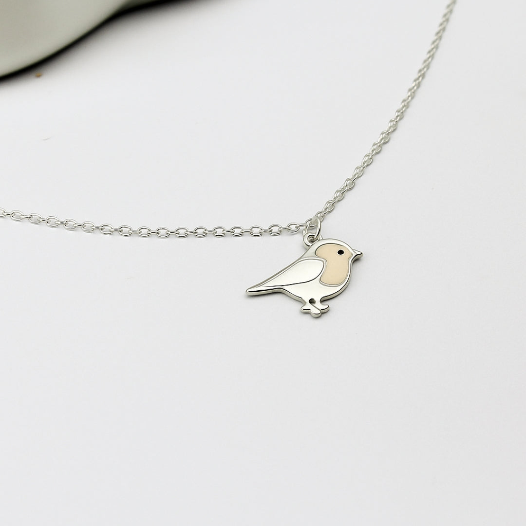Bird Silver Necklace