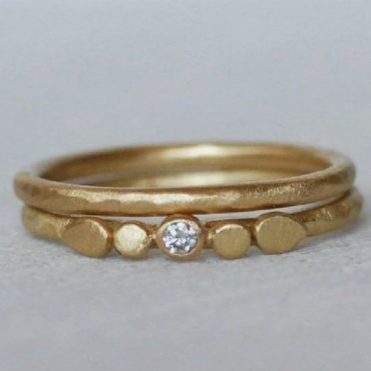Fine Golden Ring Set