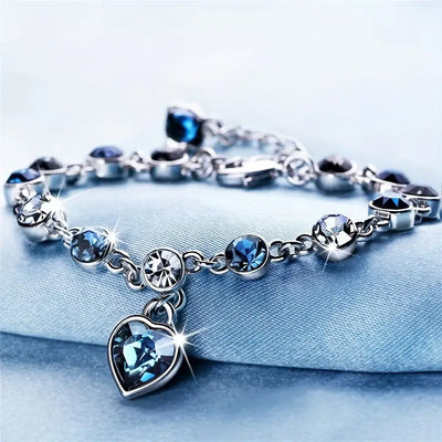 Ocean Heart Glow Bracelet - Luminous Charm for a Magical Touch