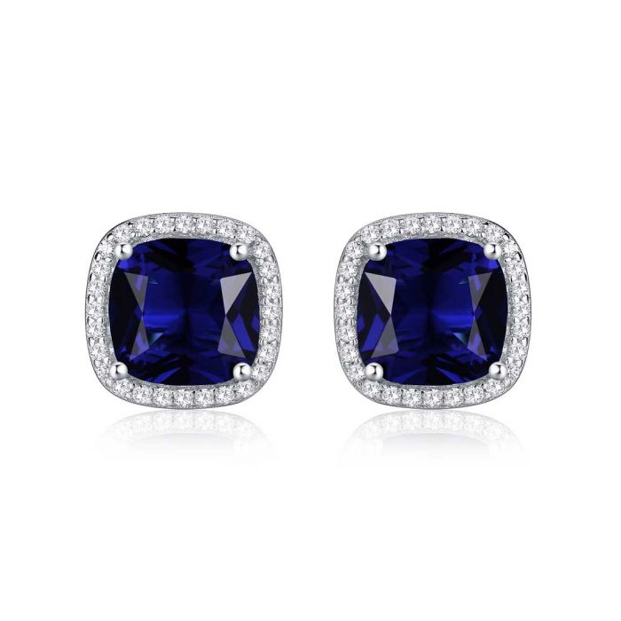 Saphir Elegant Square Stud Earrings