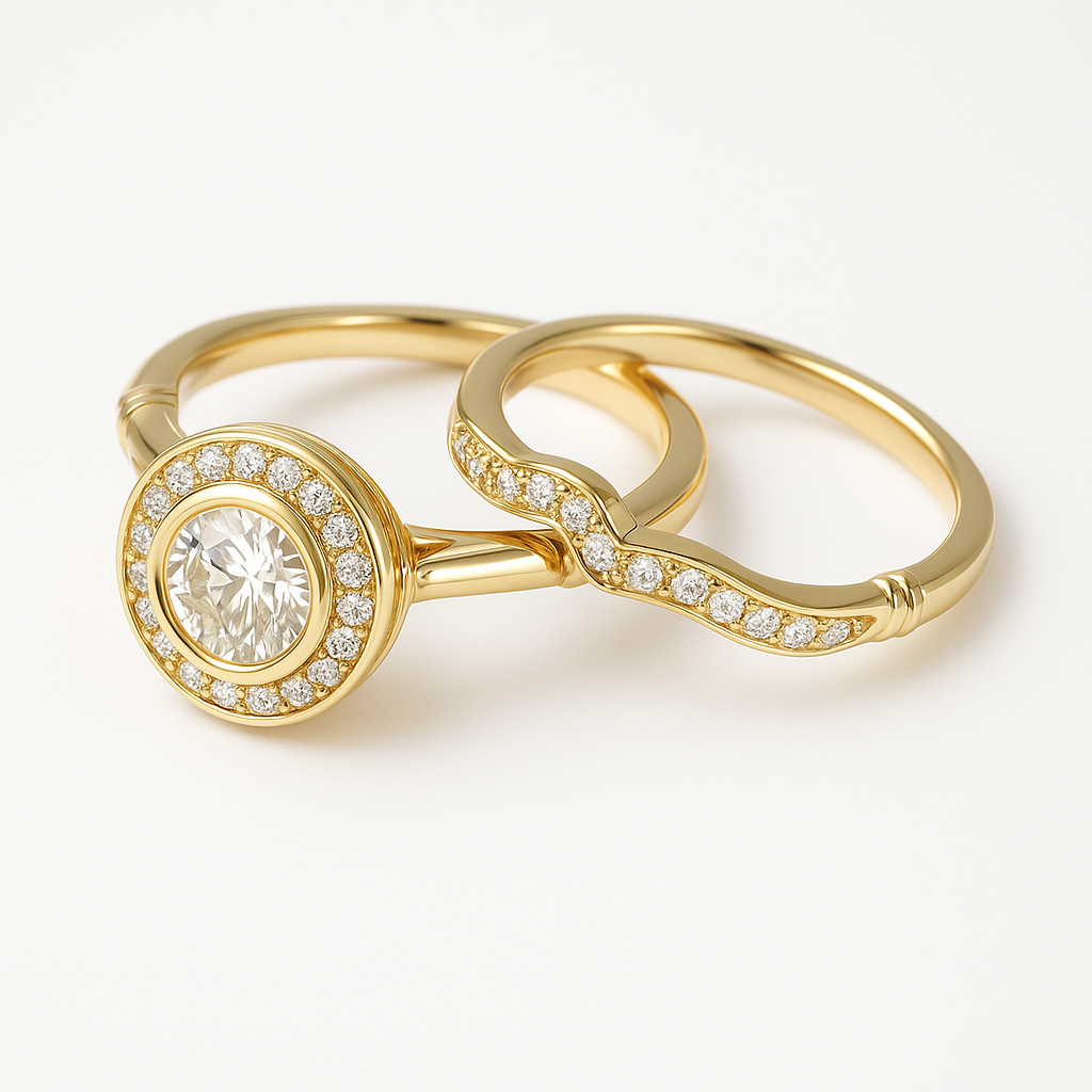 Vintage Gold & Zirconia Ring Pack