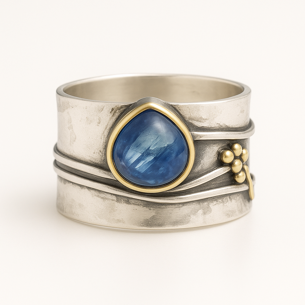 Bohemian Gemstone Meditation Ring