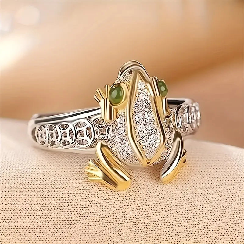 Bright Frog Golden Ring