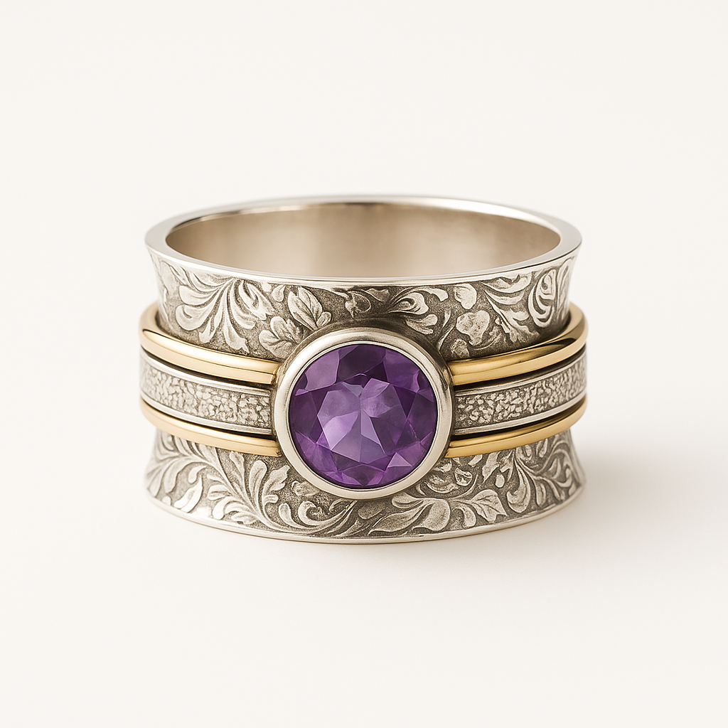 Bohemian Crystal Meditation Ring