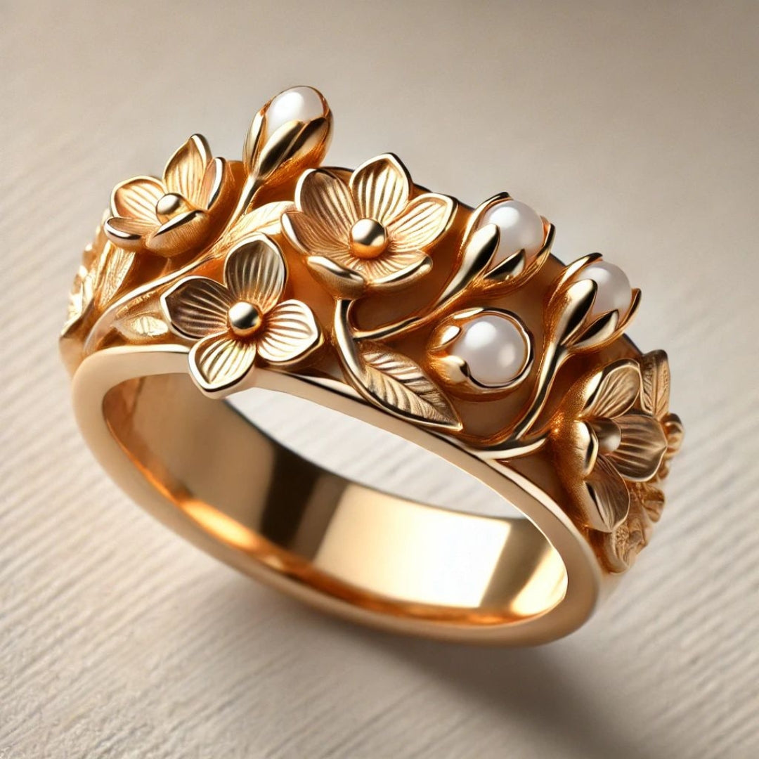 Exotic Pearl Flower Trail Golden Ring