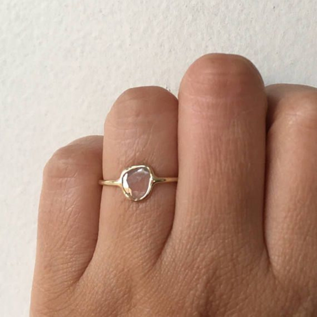 Colorful Hollow Circle Ring