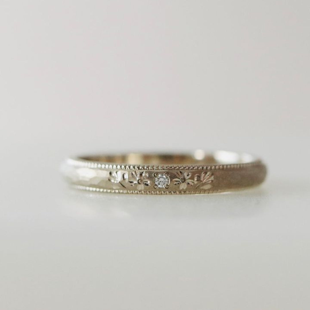 Vintage Fine Zirconia Silver Ring