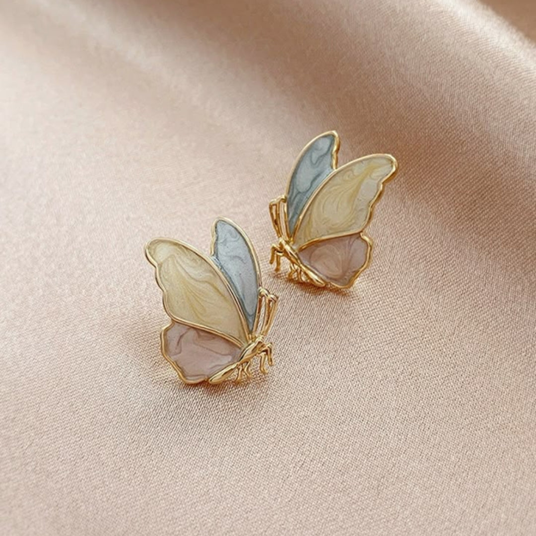 Butterfly Enamel Earrings