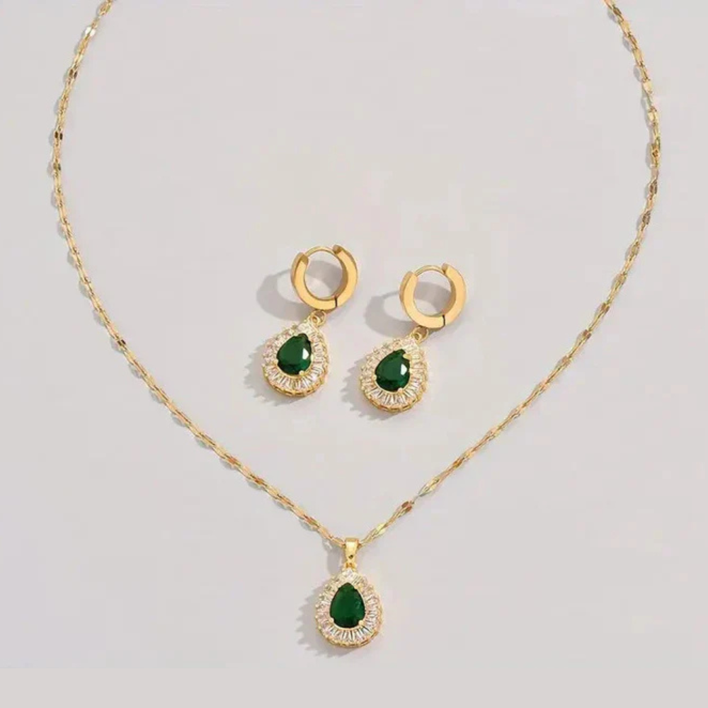 Elegant Gold Jewelry Ensemble