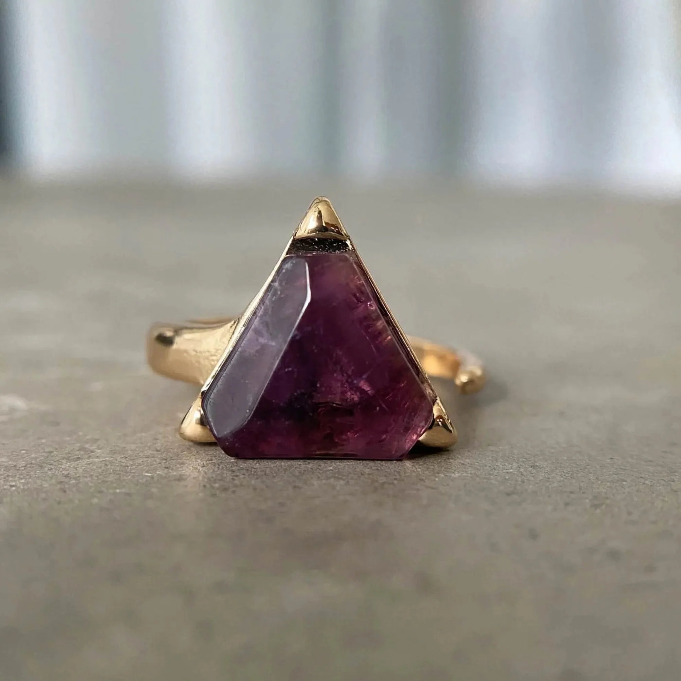 Amethyst Gold Ring