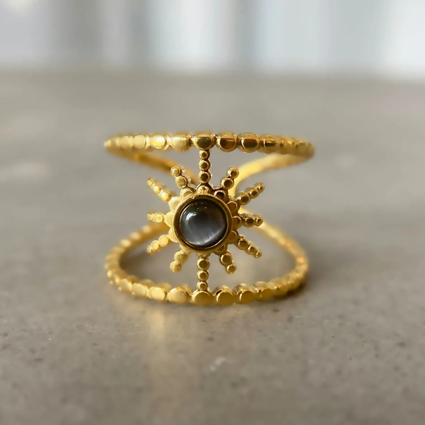 Black Eye Stone Ring