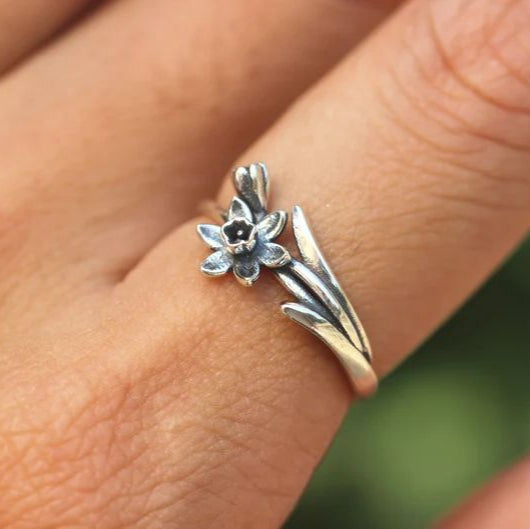 Silver Blossom Ring