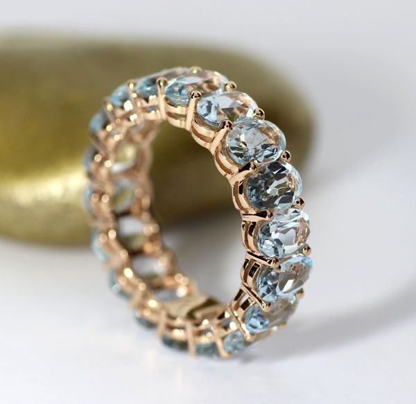 Crystalline Blue Ring – Glimmerly
