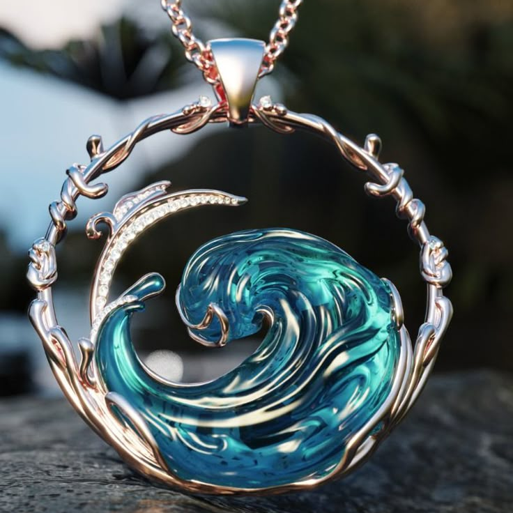 Oceanic Wave Necklace