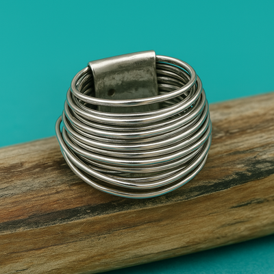 Vintage Layering Silver Ring