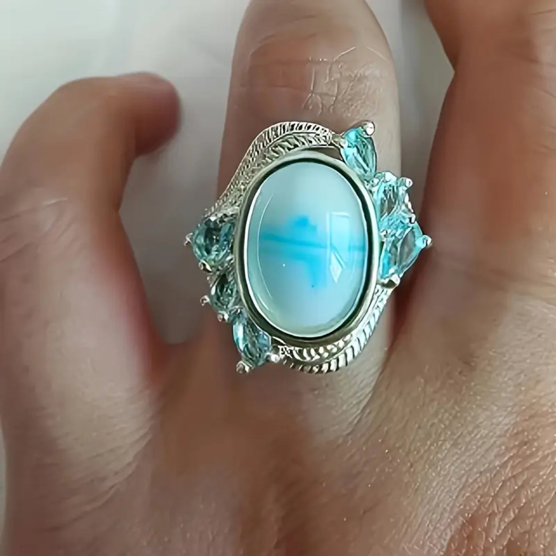 Blue Fine Stone Ring