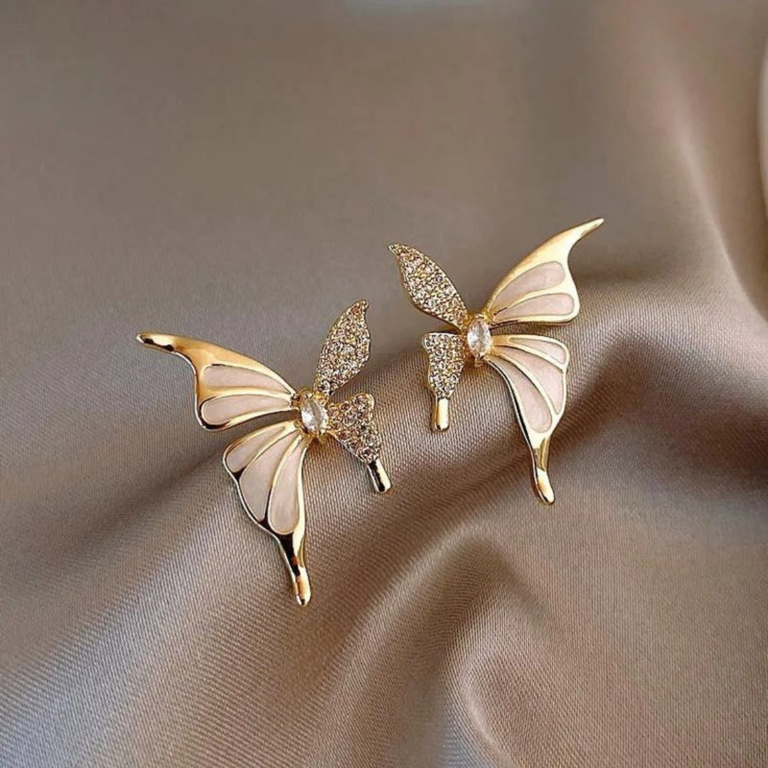 Butterfly Bright White Earrings
