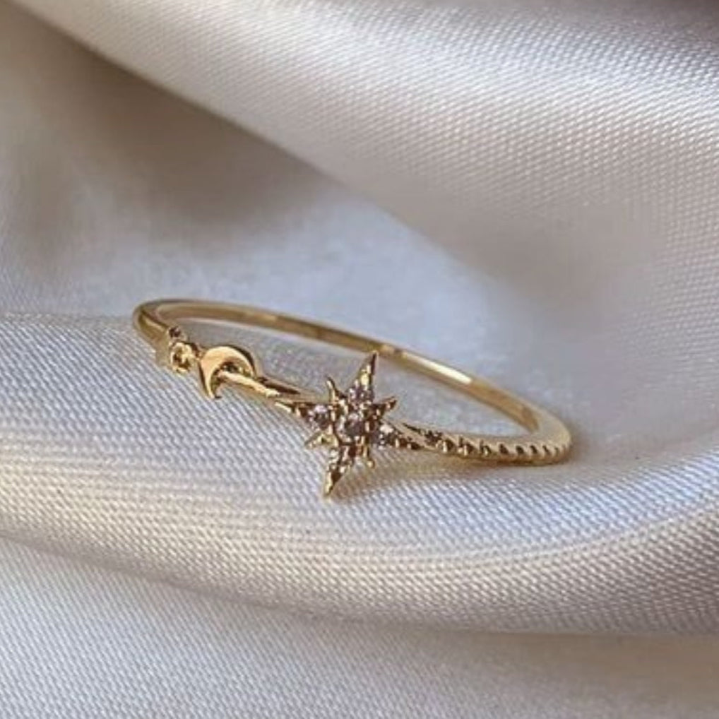 Starlight Gold Ring