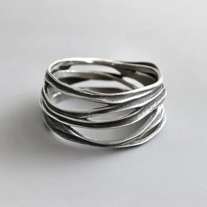 Vintage Silver Layer Ring